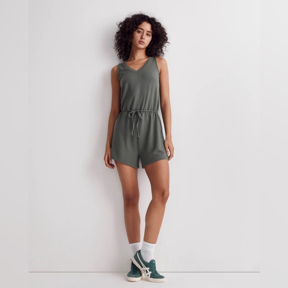Madewell Breeze Drawstring Romper